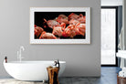 Flamingo Flock-Wall_Art-180 x 110cm-Framed Print-Wood-Pixalot