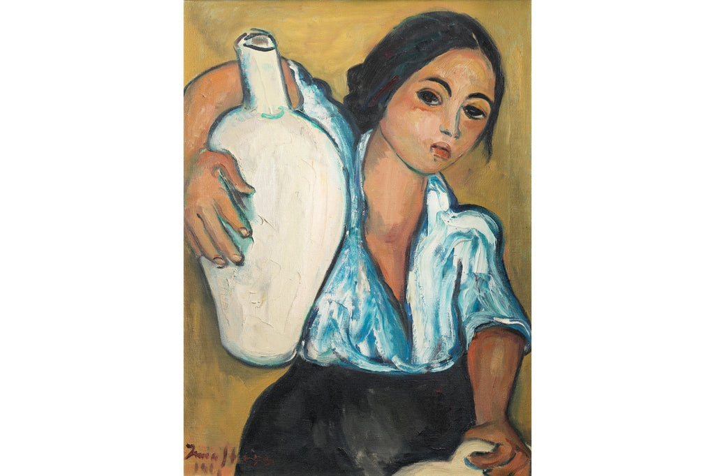 Girl with Jug-Wall_Art-Pixalot