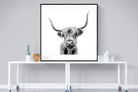 Hairy-Wall_Art-120 x 120cm-Framed Print-Black-Pixalot