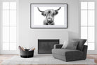 Hairy-Wall_Art-150 x 100cm-Framed Print-Black-Pixalot