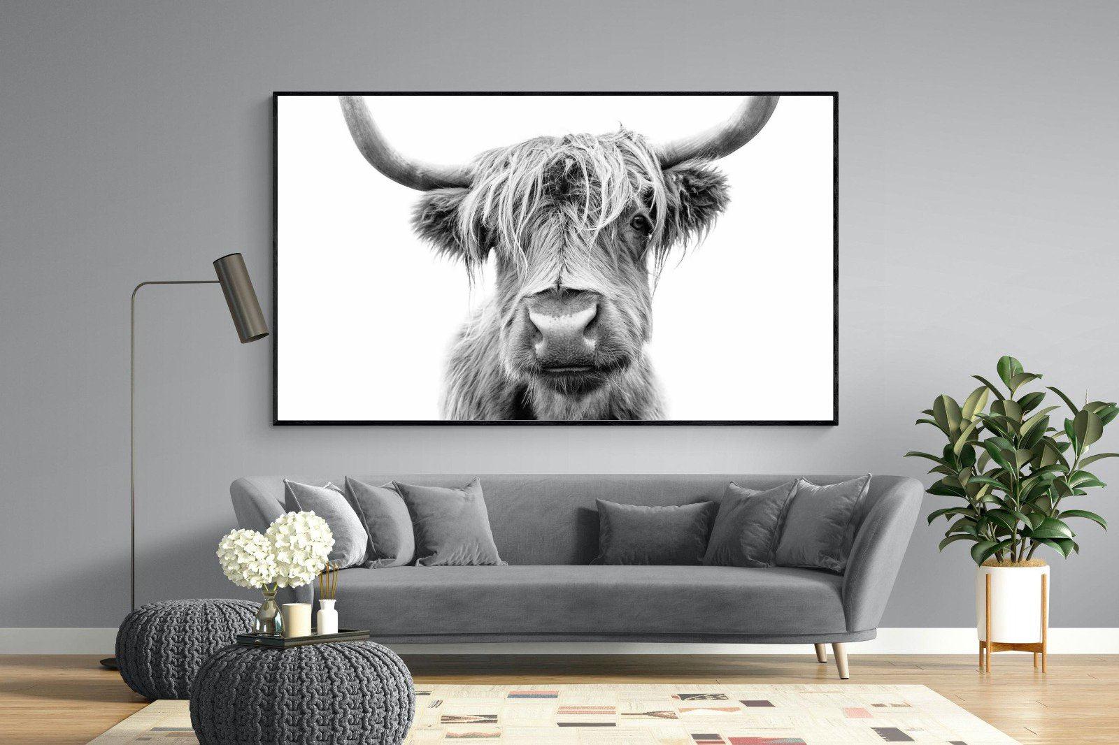 Hairy-Wall_Art-220 x 130cm-Mounted Canvas-Black-Pixalot