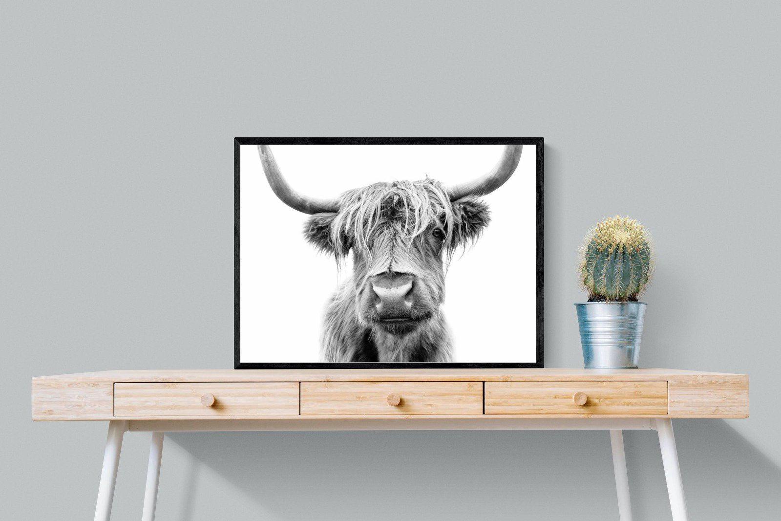 Hairy-Wall_Art-80 x 60cm-Mounted Canvas-Black-Pixalot