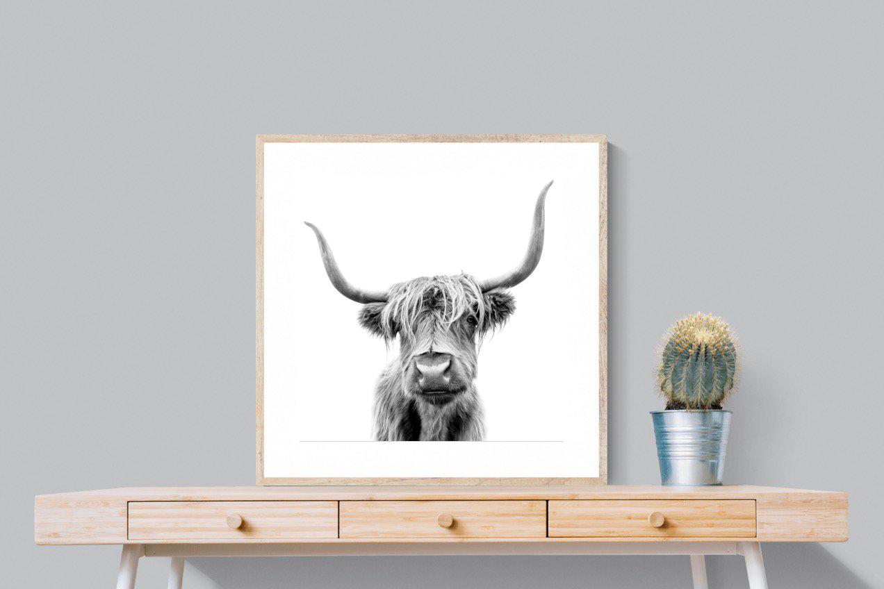 Hairy-Wall_Art-80 x 80cm-Framed Print-Wood-Pixalot