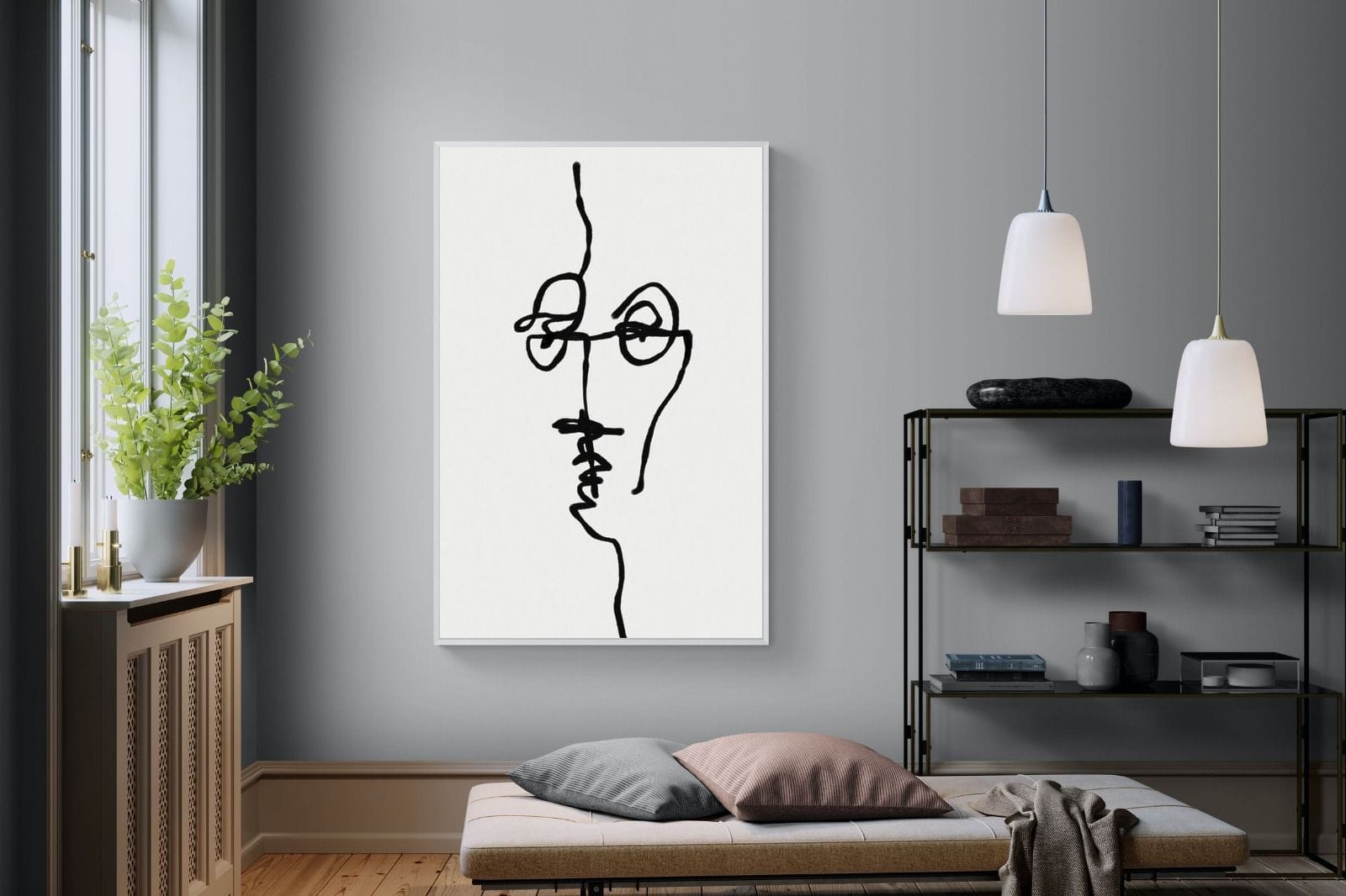 Her-Wall_Art-120 x 180cm-Mounted Canvas-White-Pixalot