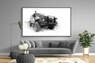 High Key Landy-Wall_Art-220 x 130cm-Mounted Canvas-Black-Pixalot
