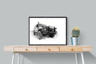 High Key Landy-Wall_Art-80 x 60cm-Mounted Canvas-Black-Pixalot