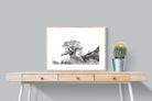 Hillside Baobab-Wall_Art-80 x 60cm-Framed Print-Wood-Pixalot