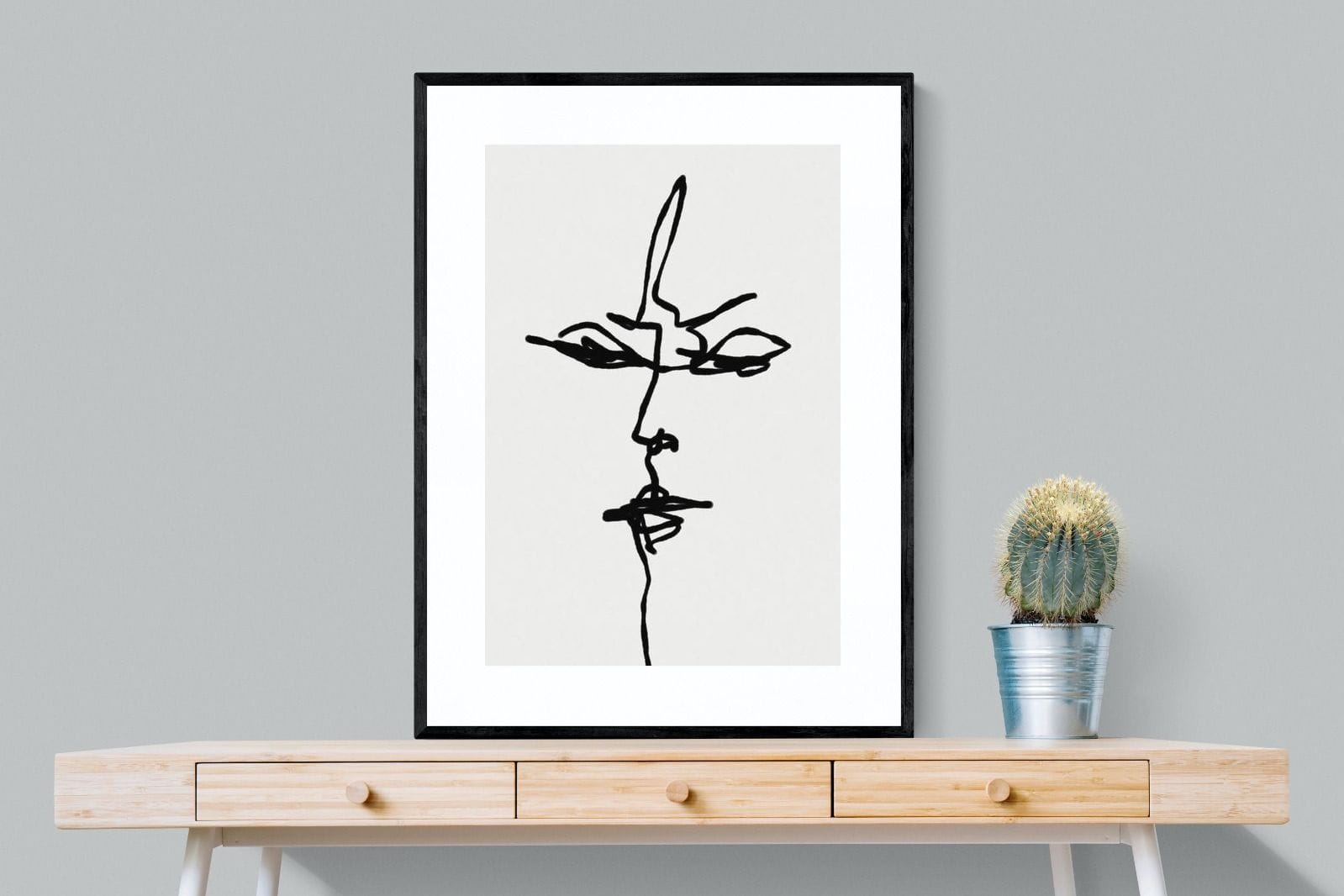 Him-Wall_Art-75 x 100cm-Framed Print-Black-Pixalot