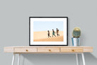 Himba Kids-Wall_Art-80 x 60cm-Framed Print-Black-Pixalot