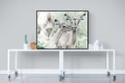 Impala Kisses-Wall_Art-120 x 90cm-Mounted Canvas-Black-Pixalot
