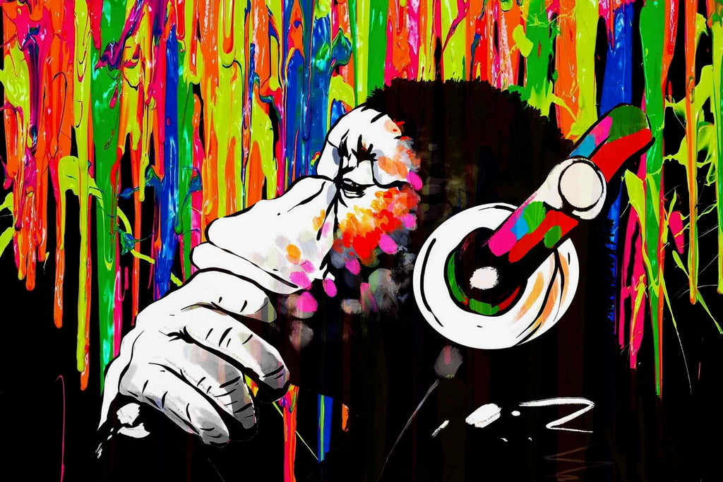DJ Monkey (Colourful)