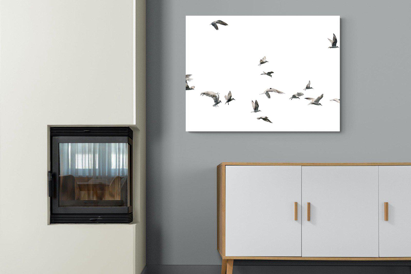 In Flight-Wall_Art-100 x 75cm-Mounted Canvas-No Frame-Pixalot