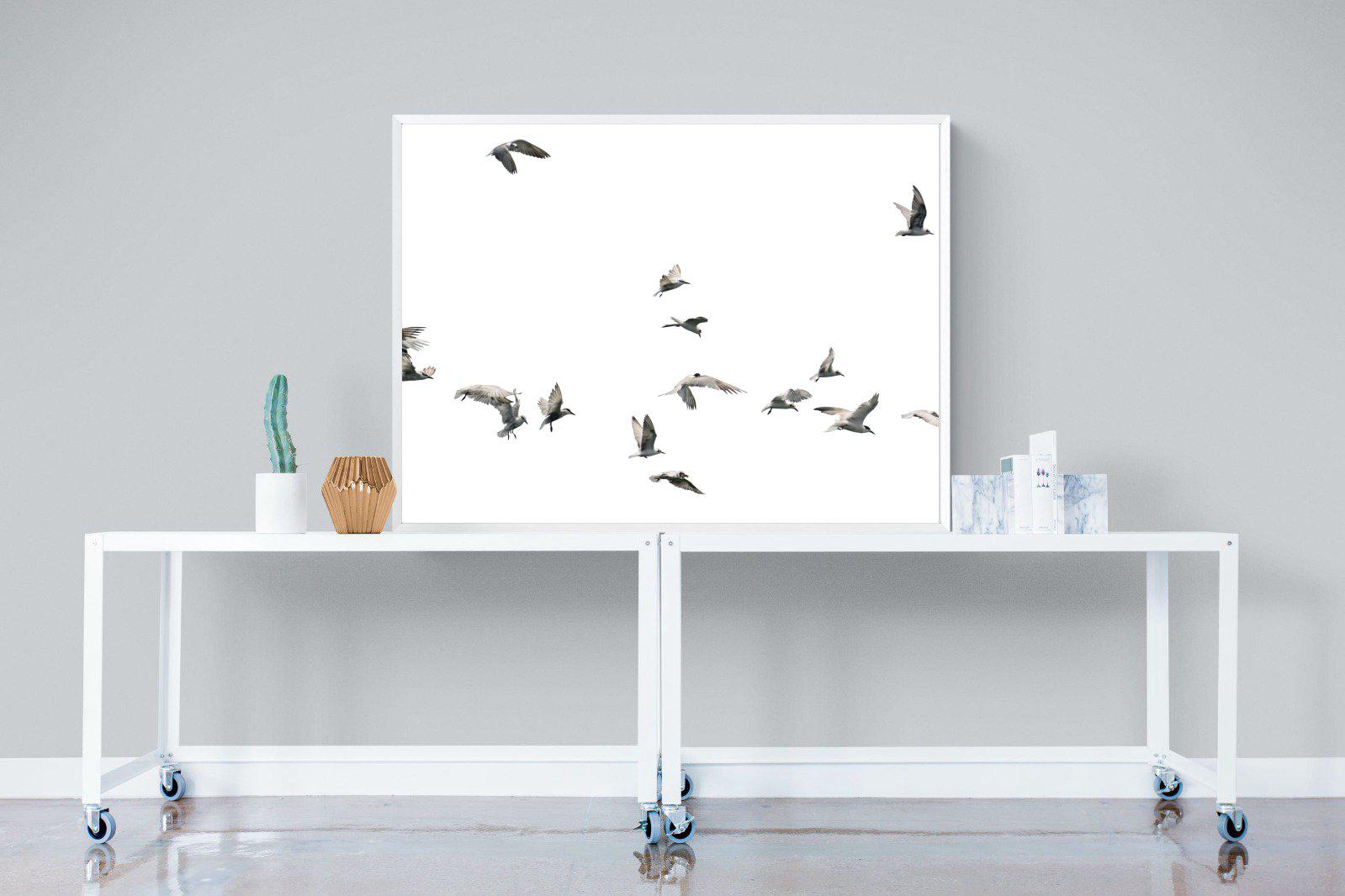 In Flight-Wall_Art-120 x 90cm-Mounted Canvas-White-Pixalot