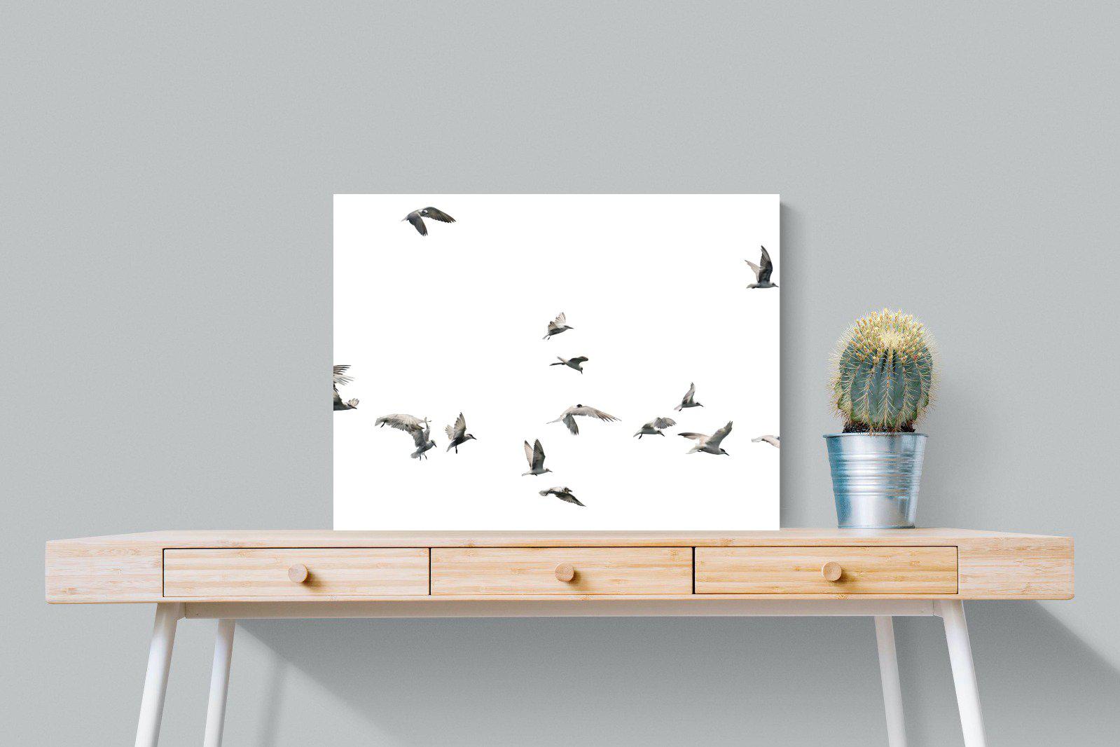 In Flight-Wall_Art-80 x 60cm-Mounted Canvas-No Frame-Pixalot