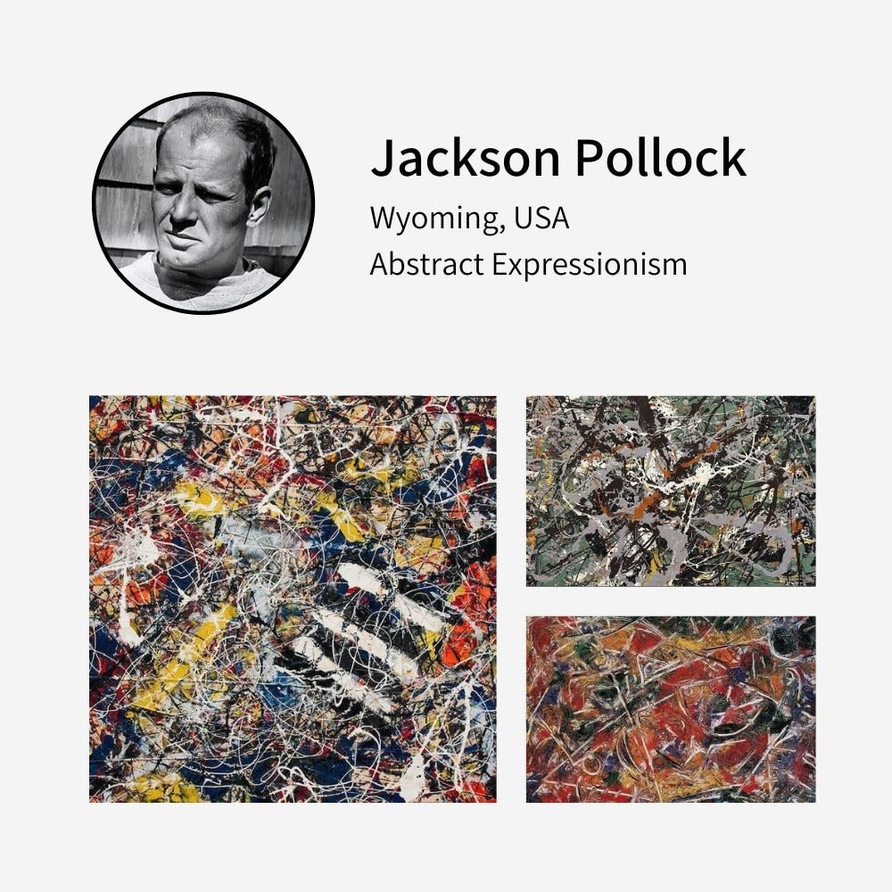 Pixalot profil of Jackson Pollock