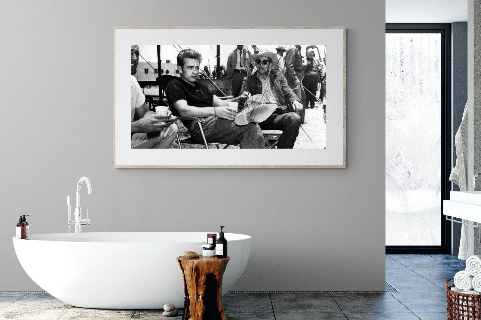 James Dean-Wall_Art-180 x 110cm-Framed Print-Wood-Pixalot