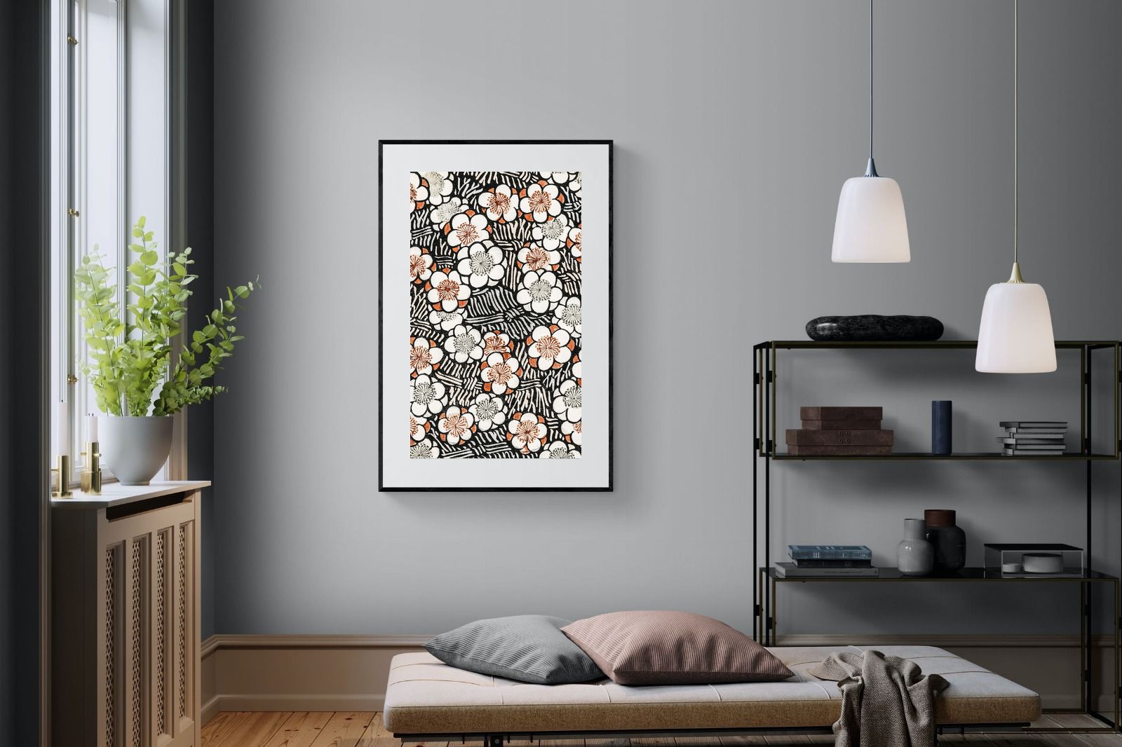 Pixalot Japanese Floral Pattern