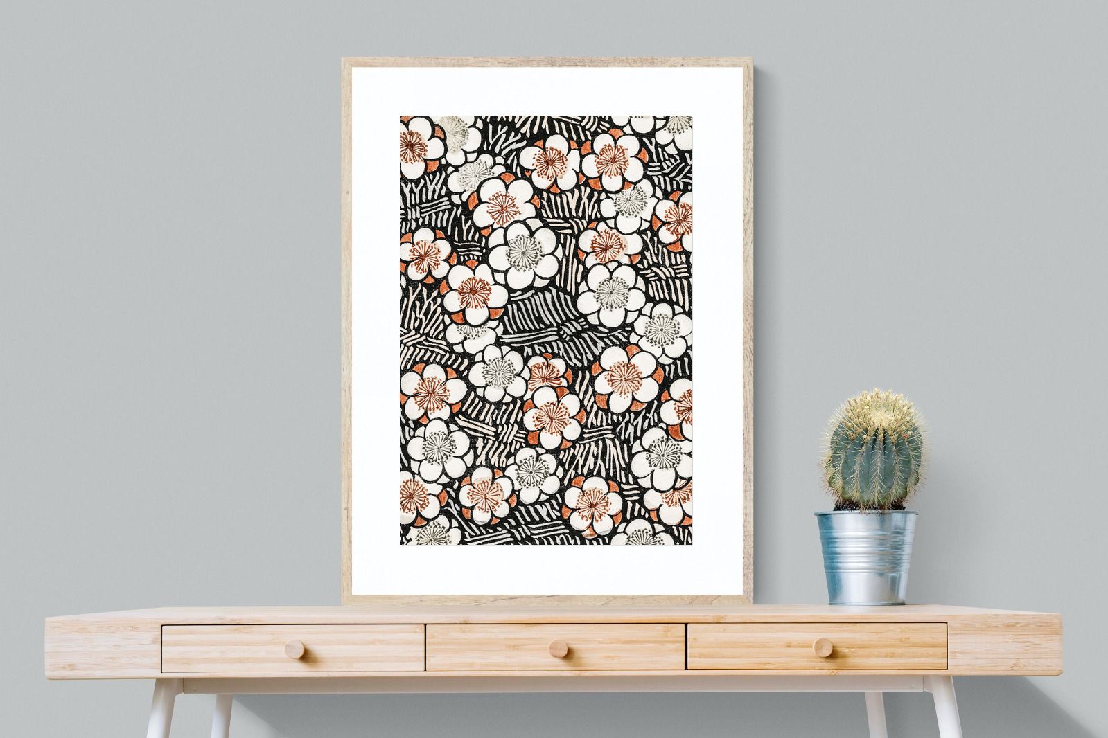 Pixalot Japanese Floral Pattern