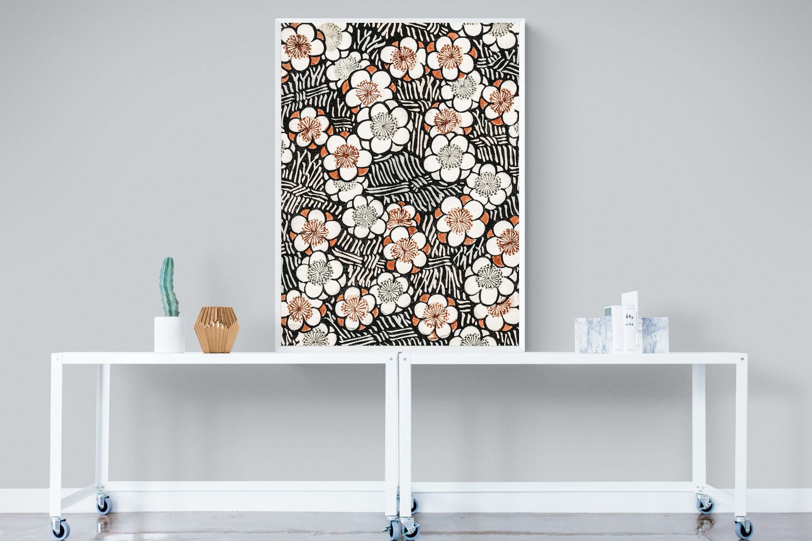 Pixalot Japanese Floral Pattern