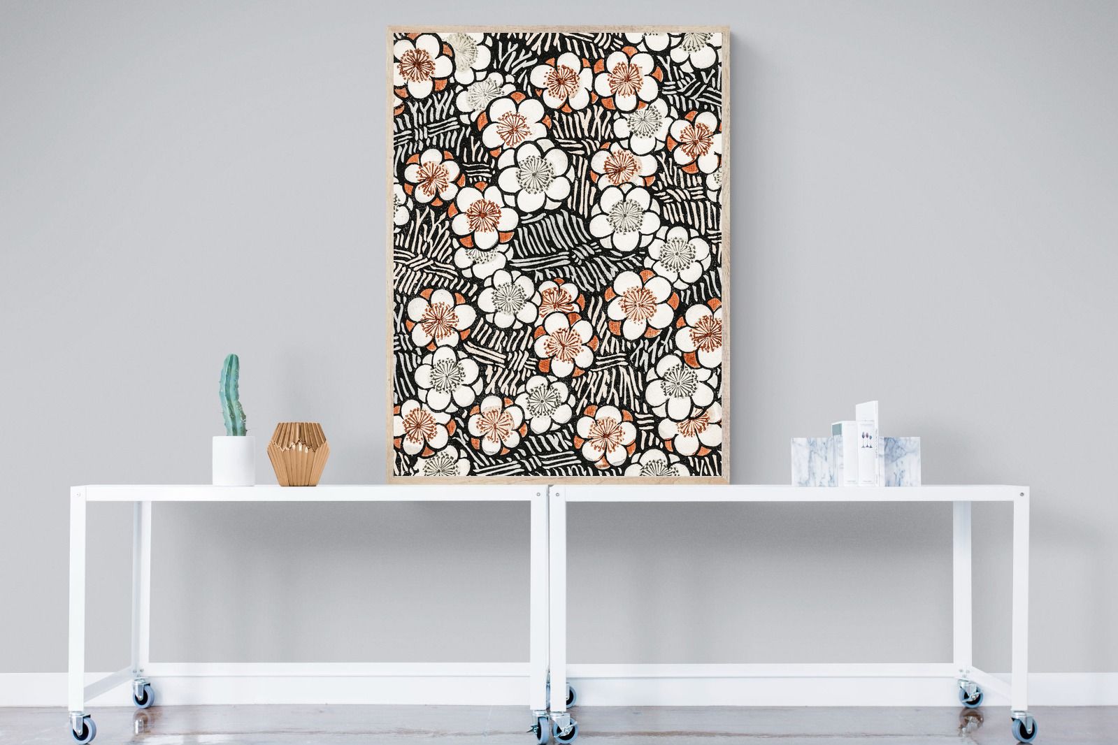 Pixalot Japanese Floral Pattern