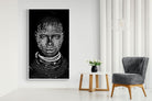 Karo Tribeswoman-Wall_Art-130 x 220cm-Mounted Canvas-White-Pixalot
