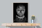 Karo Tribeswoman-Wall_Art-75 x 100cm-Mounted Canvas-Wood-Pixalot