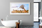 Leaning Baobab-Wall_Art-180 x 110cm-Framed Print-Wood-Pixalot