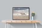 Leopard Prowl-Wall_Art-80 x 60cm-Mounted Canvas-Black-Pixalot