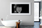 Lion Lake-Wall_Art-180 x 110cm-Framed Print-White-Pixalot