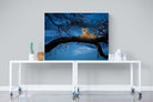 Lion at Dusk-Wall_Art-120 x 90cm-Mounted Canvas-No Frame-Pixalot