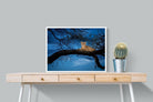 Lion at Dusk-Wall_Art-80 x 60cm-Mounted Canvas-White-Pixalot