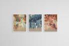 Liquid Life Set-Wall_Art-45 x 60cm (x3)-Mounted Canvas-White-Pixalot