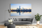 Manhattan Reflection-Wall_Art-220 x 130cm-Mounted Canvas-Wood-Pixalot