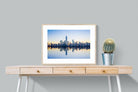 Manhattan Reflection-Wall_Art-80 x 60cm-Framed Print-Wood-Pixalot