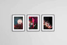 Midnight Set-Wall_Art-45 x 60cm (x3)-Framed Print-Black-Pixalot