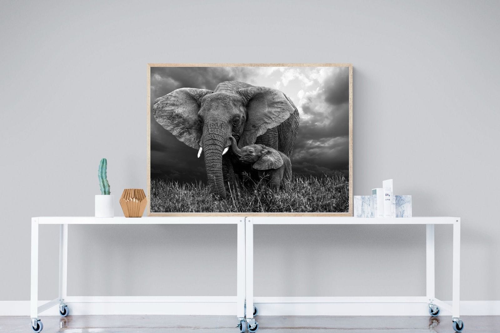 Mother's Thunder-Wall_Art-120 x 90cm-Mounted Canvas-Wood-Pixalot