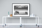 Mountain Ele-Wall_Art-120 x 90cm-Framed Print-Black-Pixalot