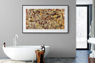 Mural on Indian Red Ground-Wall_Art-180 x 110cm-Framed Print-Black-Pixalot