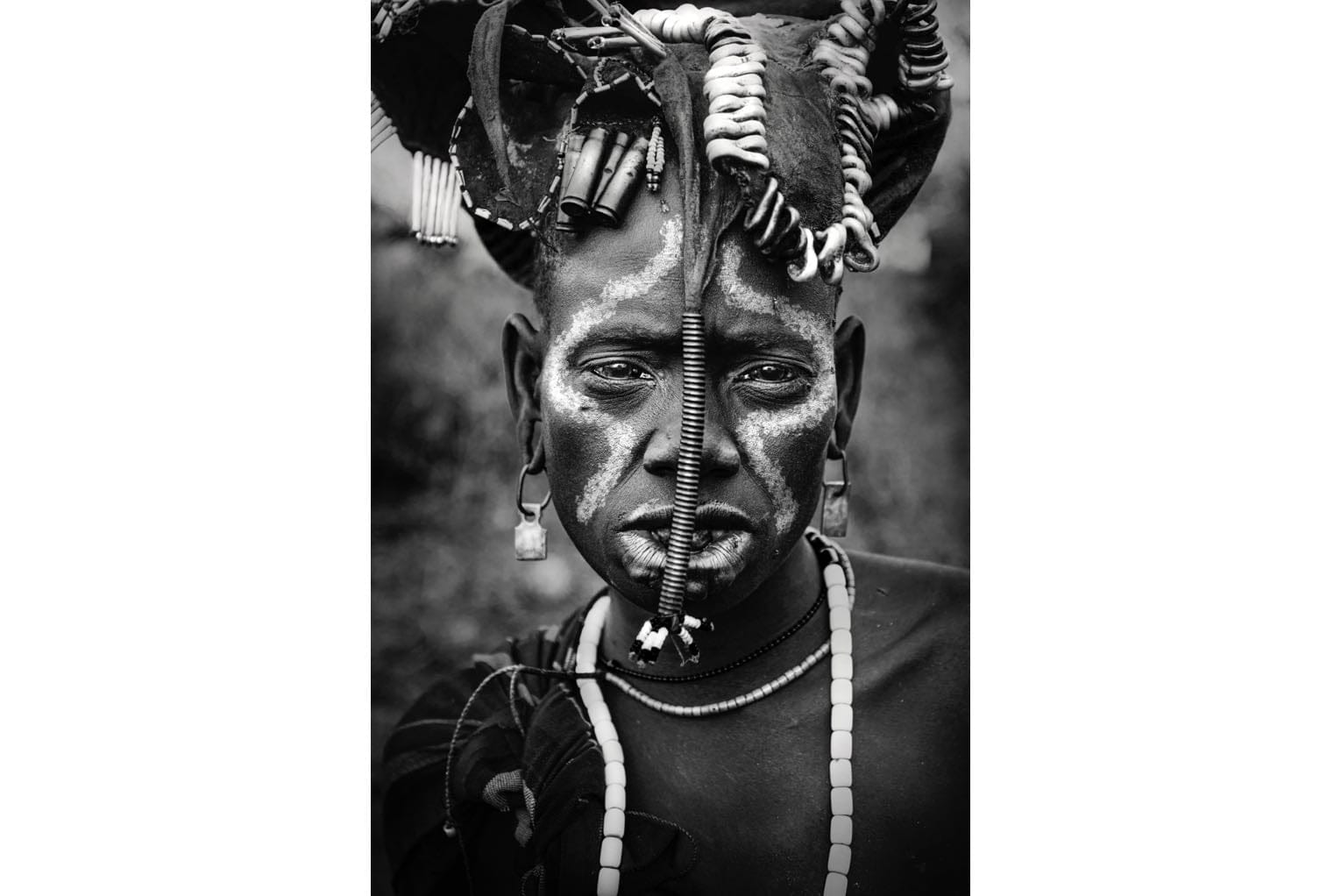 Mursi Tribesman-Wall_Art-Pixalot