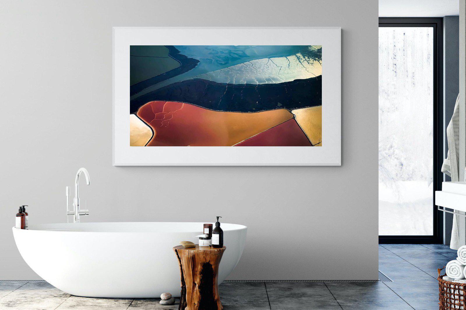 Natural Geometry-Wall_Art-180 x 110cm-Framed Print-White-Pixalot