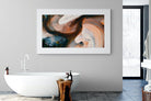 Nature's Swirl-Wall_Art-180 x 110cm-Framed Print-White-Pixalot