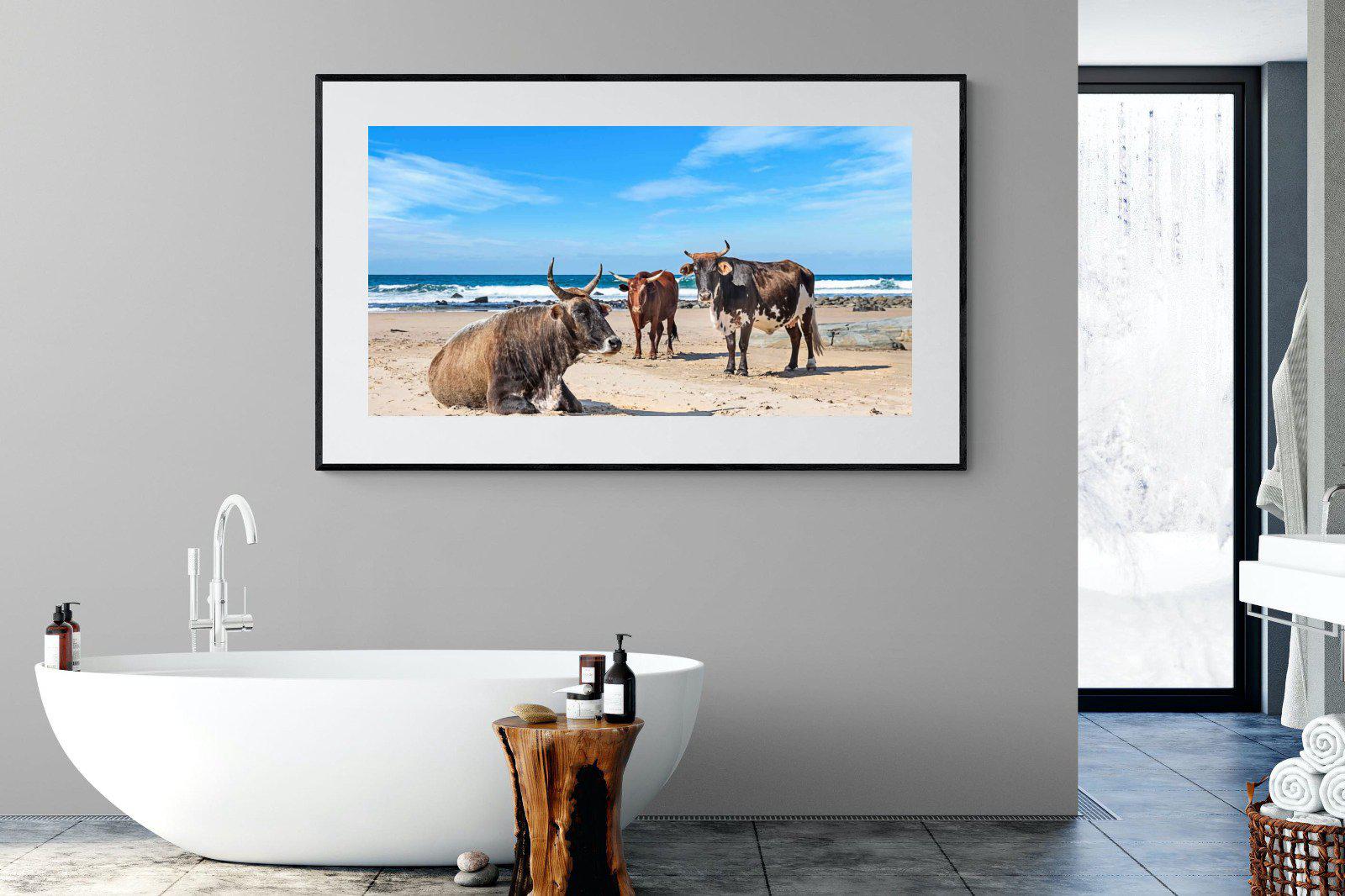 Nguni Album Cover-Wall_Art-180 x 110cm-Framed Print-Black-Pixalot