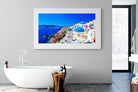 Oia Town-Wall_Art-180 x 110cm-Framed Print-White-Pixalot