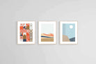 Oslo Set-Wall_Art-45 x 60cm (x3)-Framed Print-Wood-Pixalot