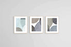 Paint Circles Set-Wall_Art-45 x 60cm (x3)-Framed Print-Wood-Pixalot