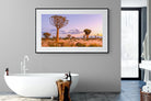 Pastel Skies-Wall_Art-180 x 110cm-Framed Print-Black-Pixalot