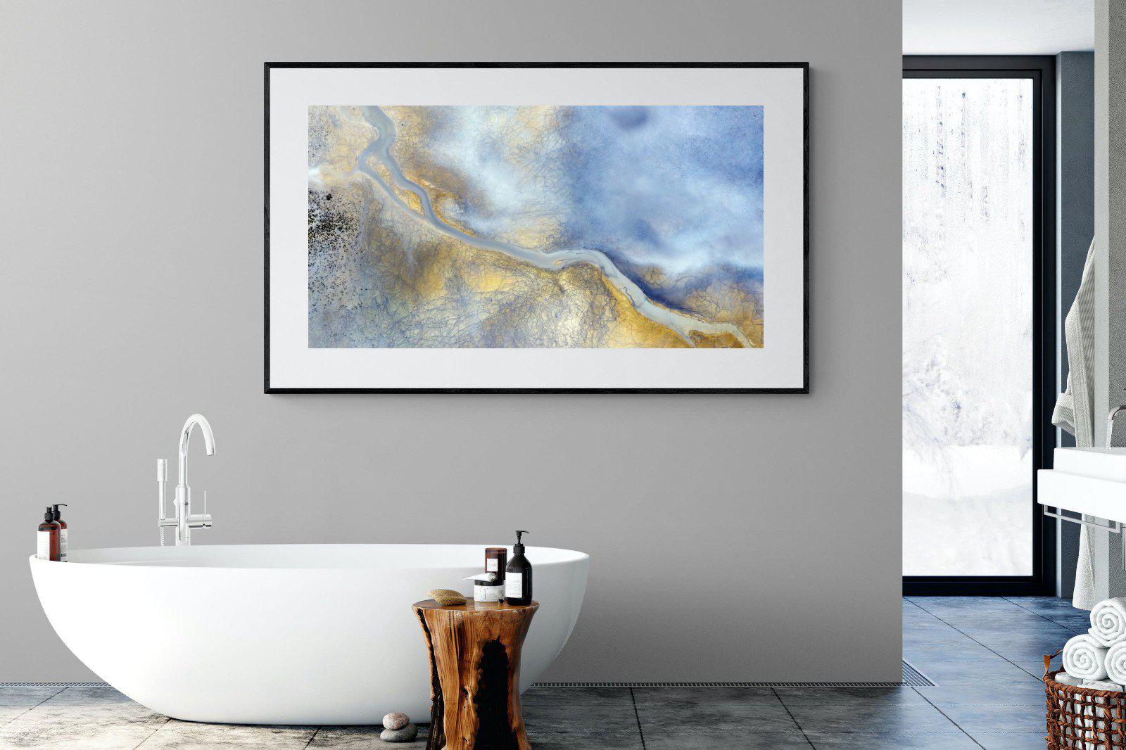 Paved With Gold-Wall_Art-180 x 110cm-Framed Print-Black-Pixalot