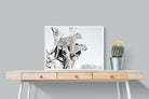 Poised Leopards-Wall_Art-80 x 60cm-Mounted Canvas-White-Pixalot