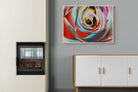 Psychedelic Rose-Wall_Art-100 x 75cm-Mounted Canvas-Wood-Pixalot