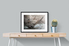 Rhino & Friend-Wall_Art-80 x 60cm-Framed Print-Black-Pixalot